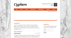 Desktop Screenshot of cyphers.ie