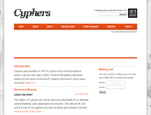 Tablet Screenshot of cyphers.ie